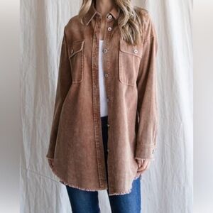 Corduroy Button Up Jacket